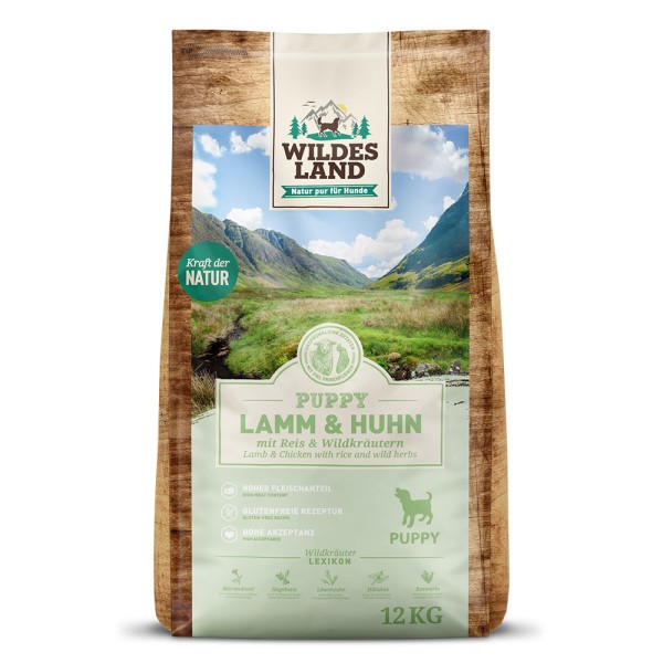 Puppy Lamm & Huhn mit Reis & Wildkräutern