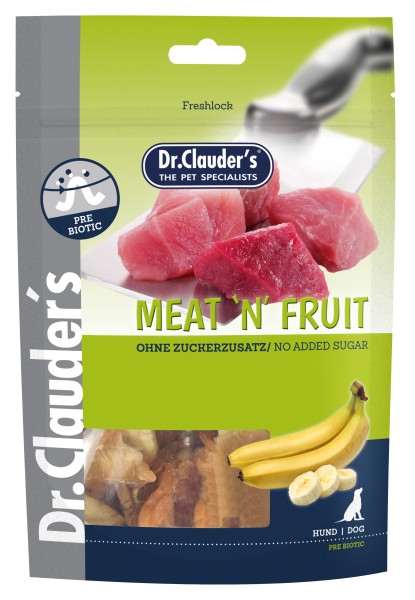 Dr.Clauder`s Snack Meat & Fruit Banane & Hühnchen für Hunde