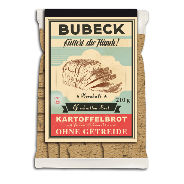 Bubeck Hundekuchen G`Schnitten Brot, 210g