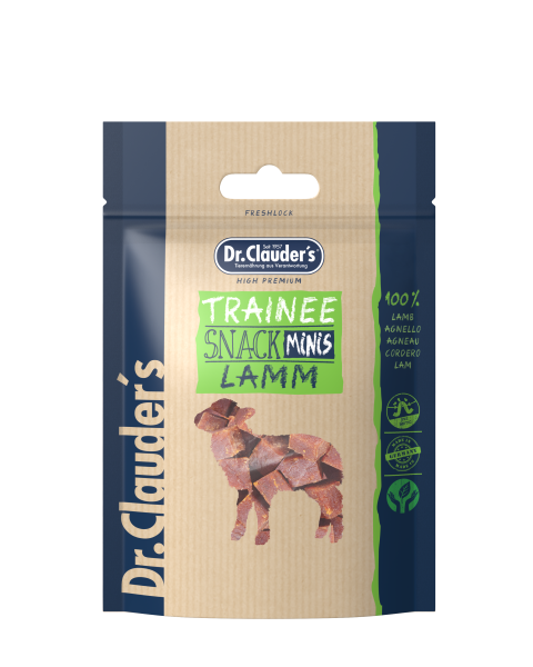 Dr.Clauder`s Trainee Snack Minis Lamm 50g für Hunde