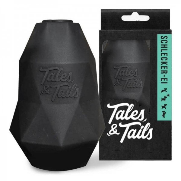 Tales&Tails Schlecker-Ei - Spielzeug für Hunde zum Apportieren, Befüllen, Kauen und Jagen