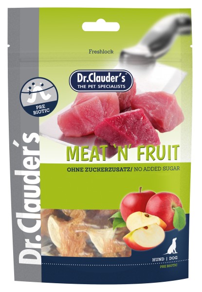 Dr.Clauder`s Snack Meat & Fruit Apfel & Hühnchen für Hunde