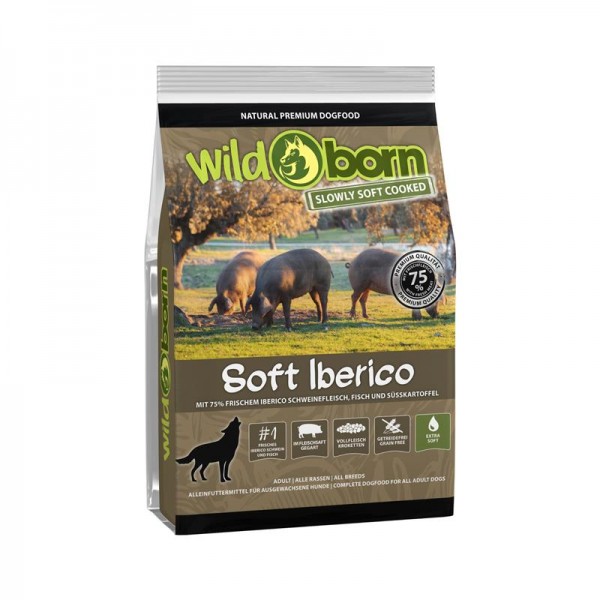 Wildborn Soft Iberico Trockenfutter für Hunde